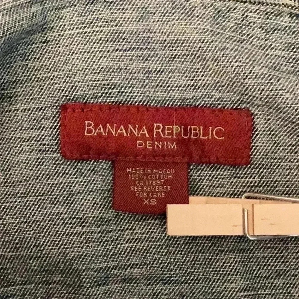 Vintage- BANANA REPUBLIC Red Label Limited Edition Denim Jacket - Picture 9 of 9
